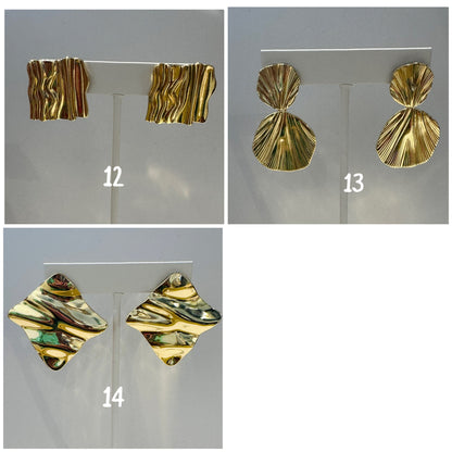 Bold Gold Earrings
