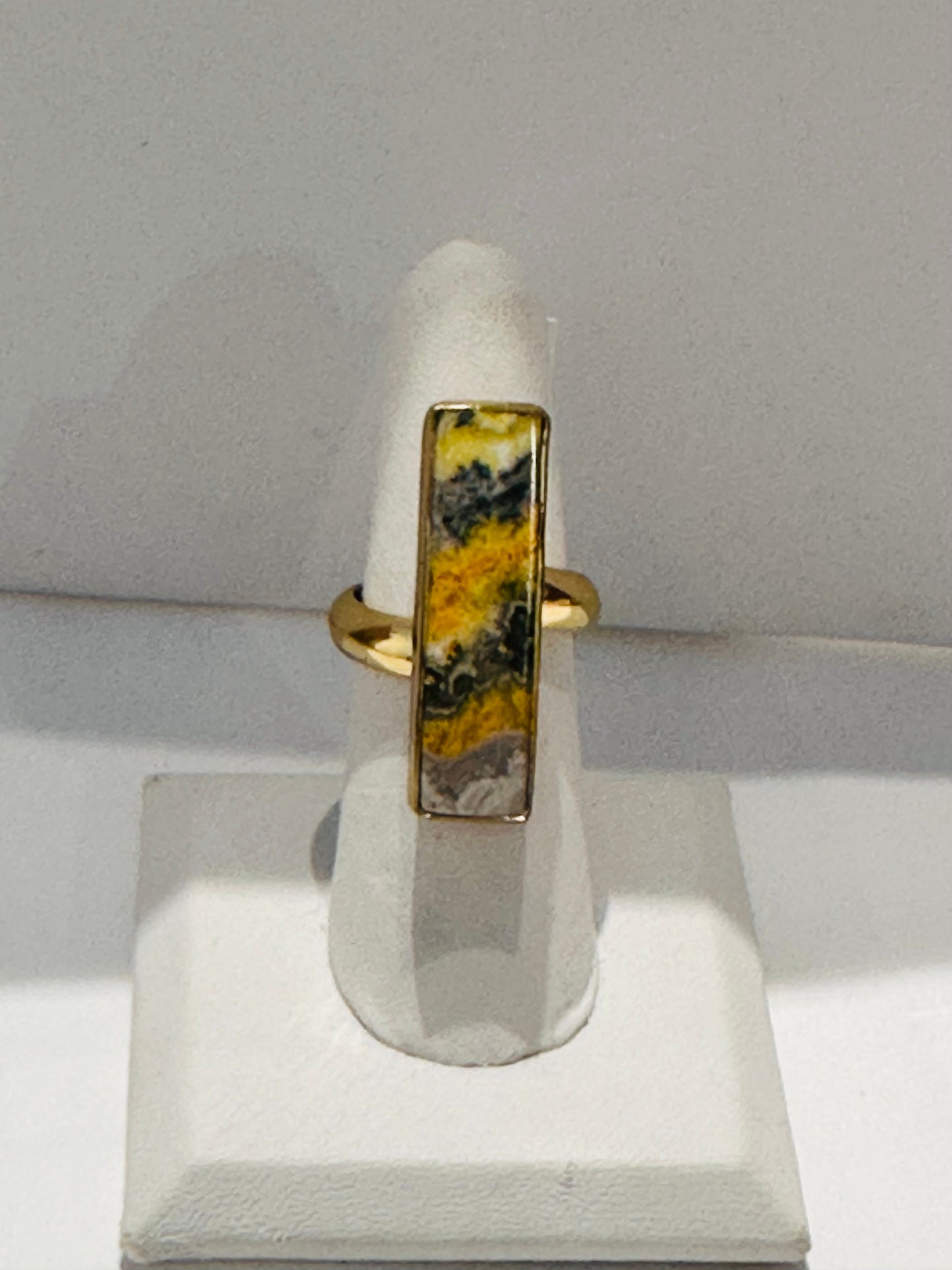 Bumblebee Jasper ring