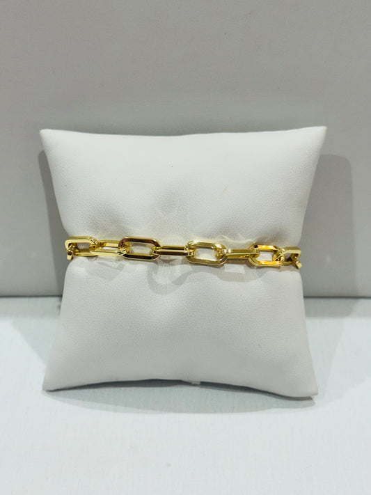 Paper Clip Link Bracelet