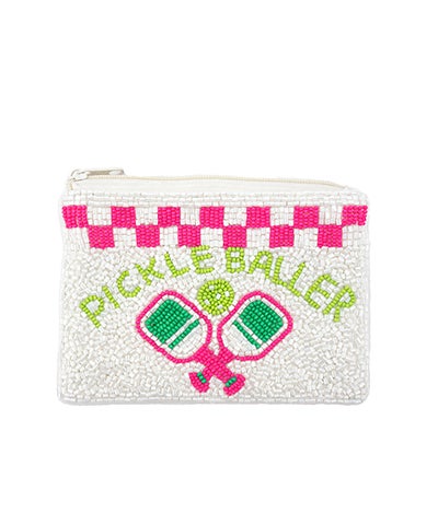 Pickle Ball Coin Purse