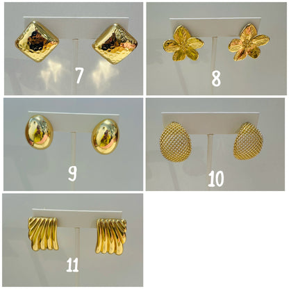 Bold Gold Earrings