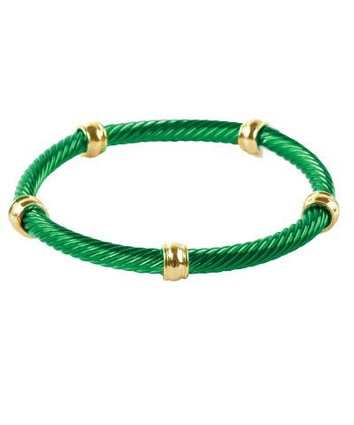 Metallic stretch bracelet