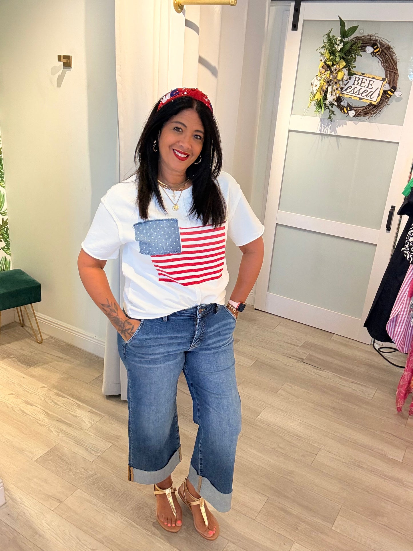 American Flag Top