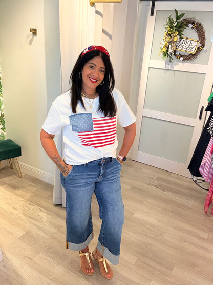 American Flag Top