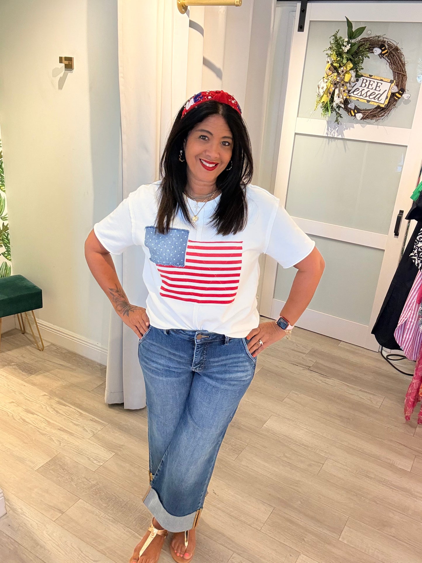 American Flag Top
