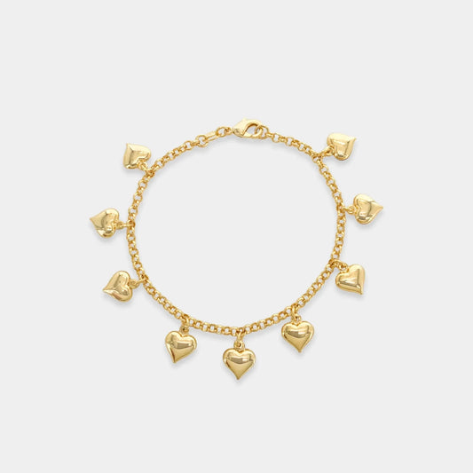 Puff Heart Bracelet