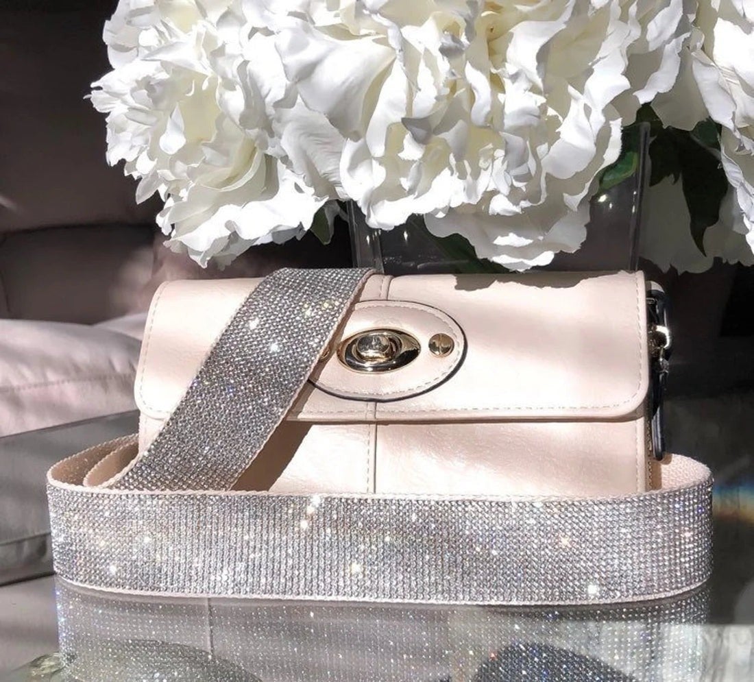 Rhinestone guitar strap