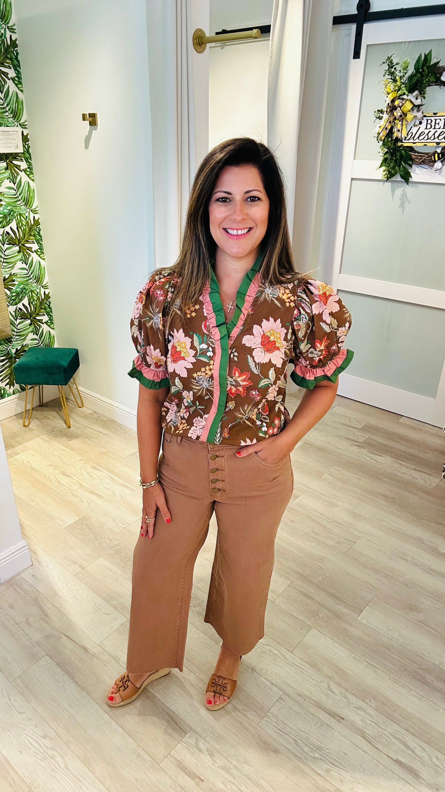 Vintage Tapestry Top