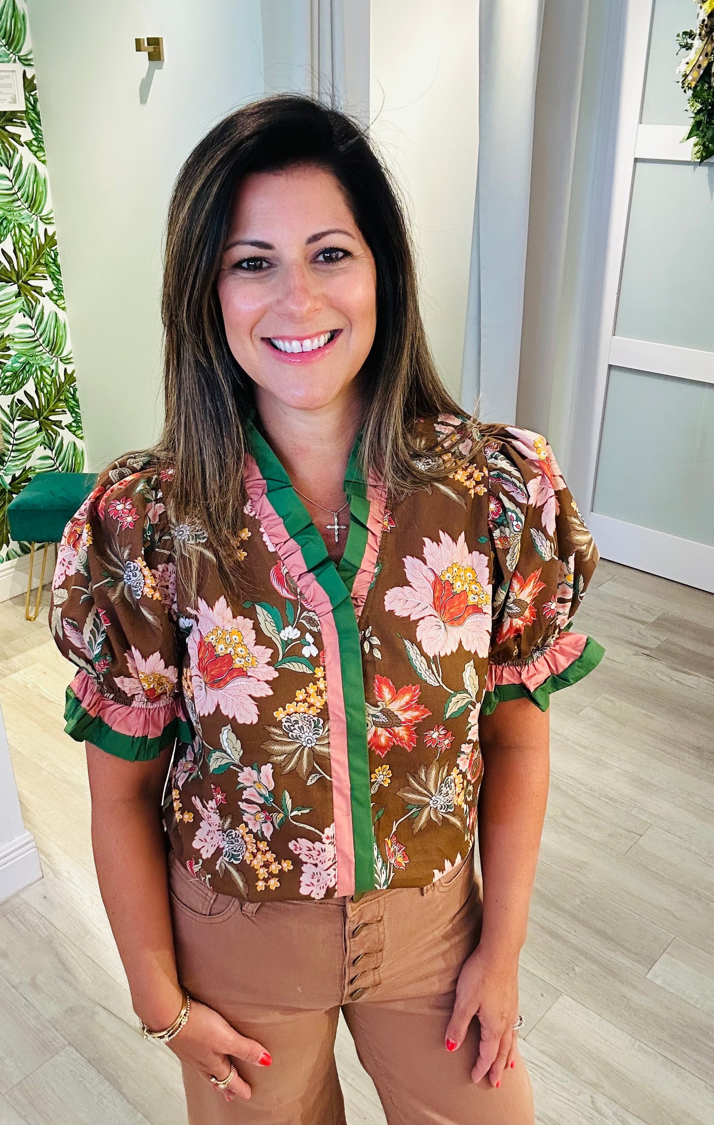 Vintage Tapestry Top