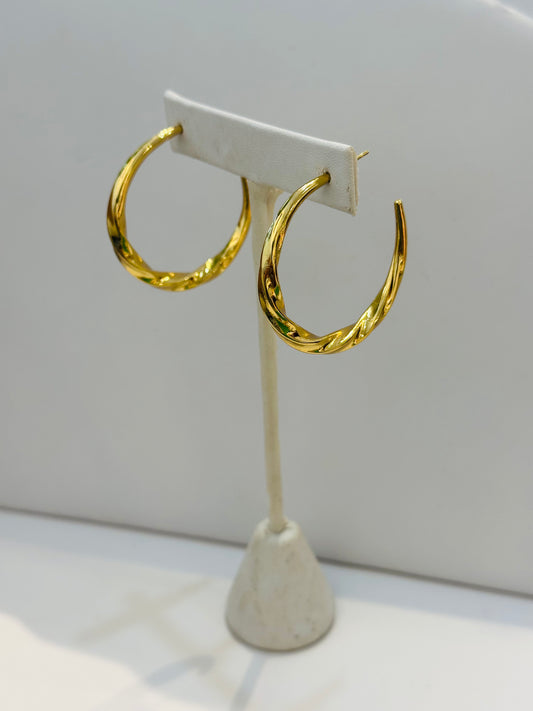 Fancy Hoop Earrings