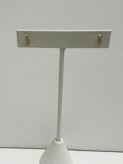 Bar Stud Earrings