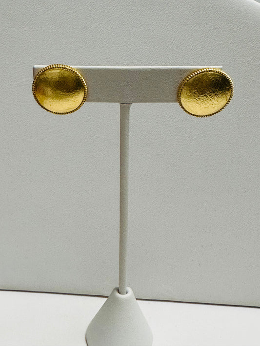 Button Earrings
