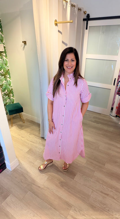 Cotton Candy Stripe Dress