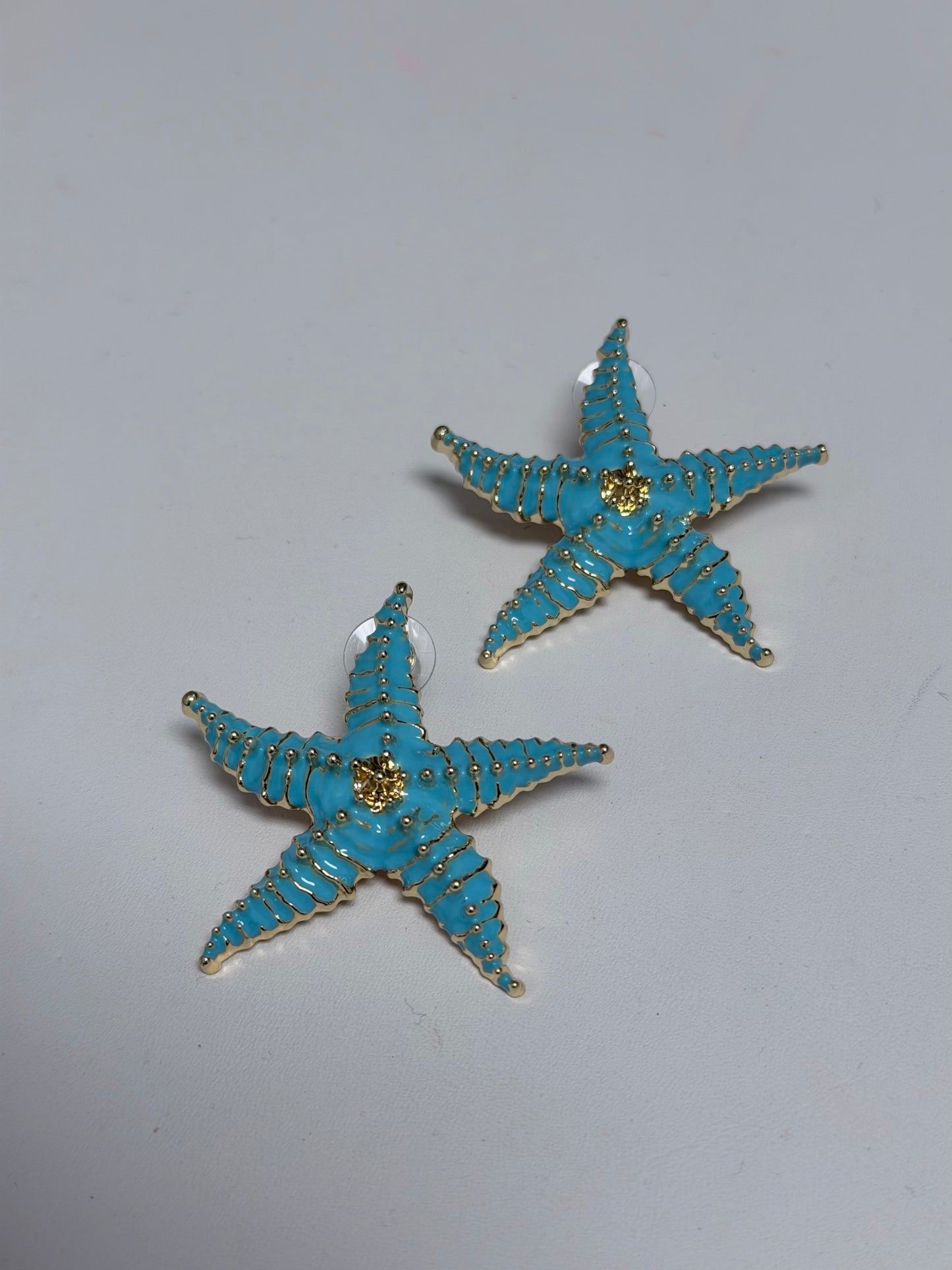 Colored Starfish Earrings
