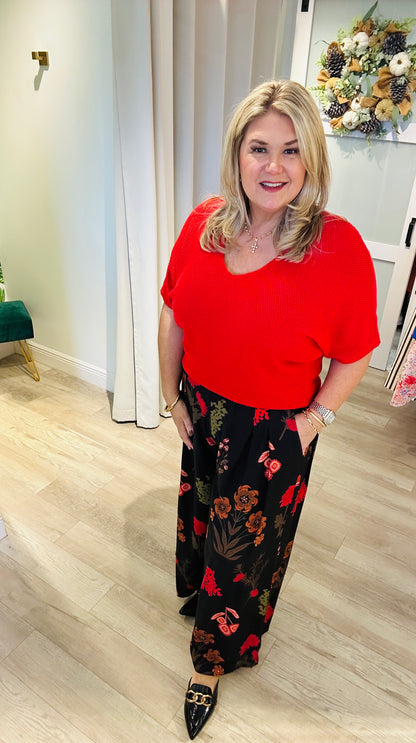 Midnight Petals Pant