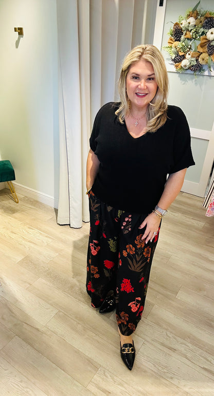 Midnight Petals Pant