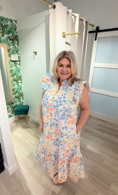 Watercolor Whispers Dress