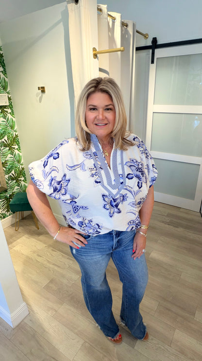 The Flower Party Top