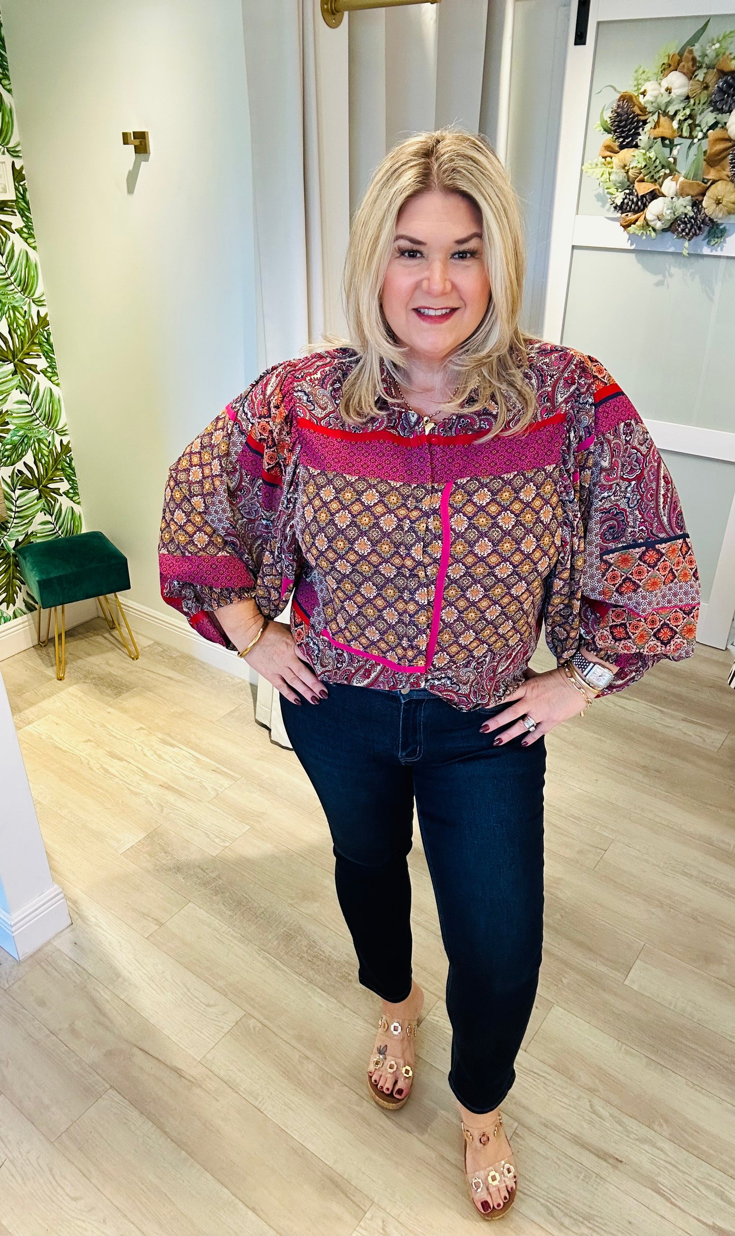 Bohemian Tapestry Top