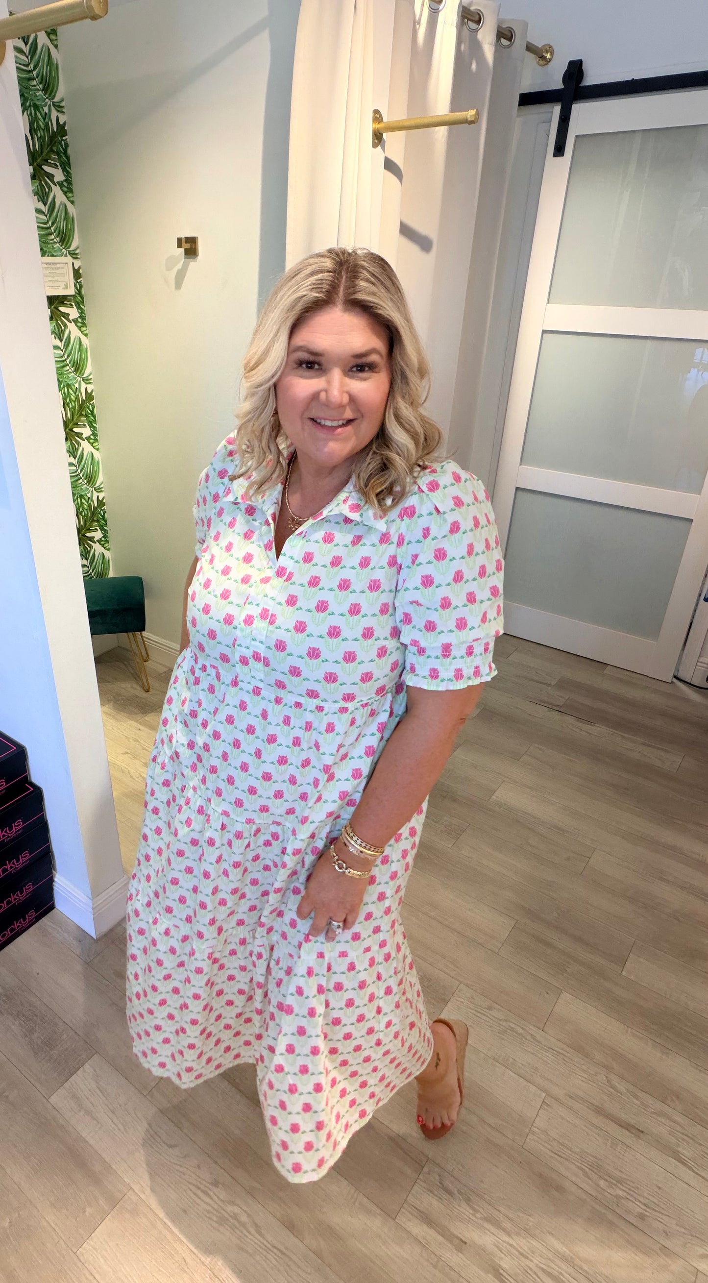 The Floral Fanfare Dress