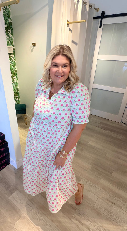 The Floral Fanfare Dress
