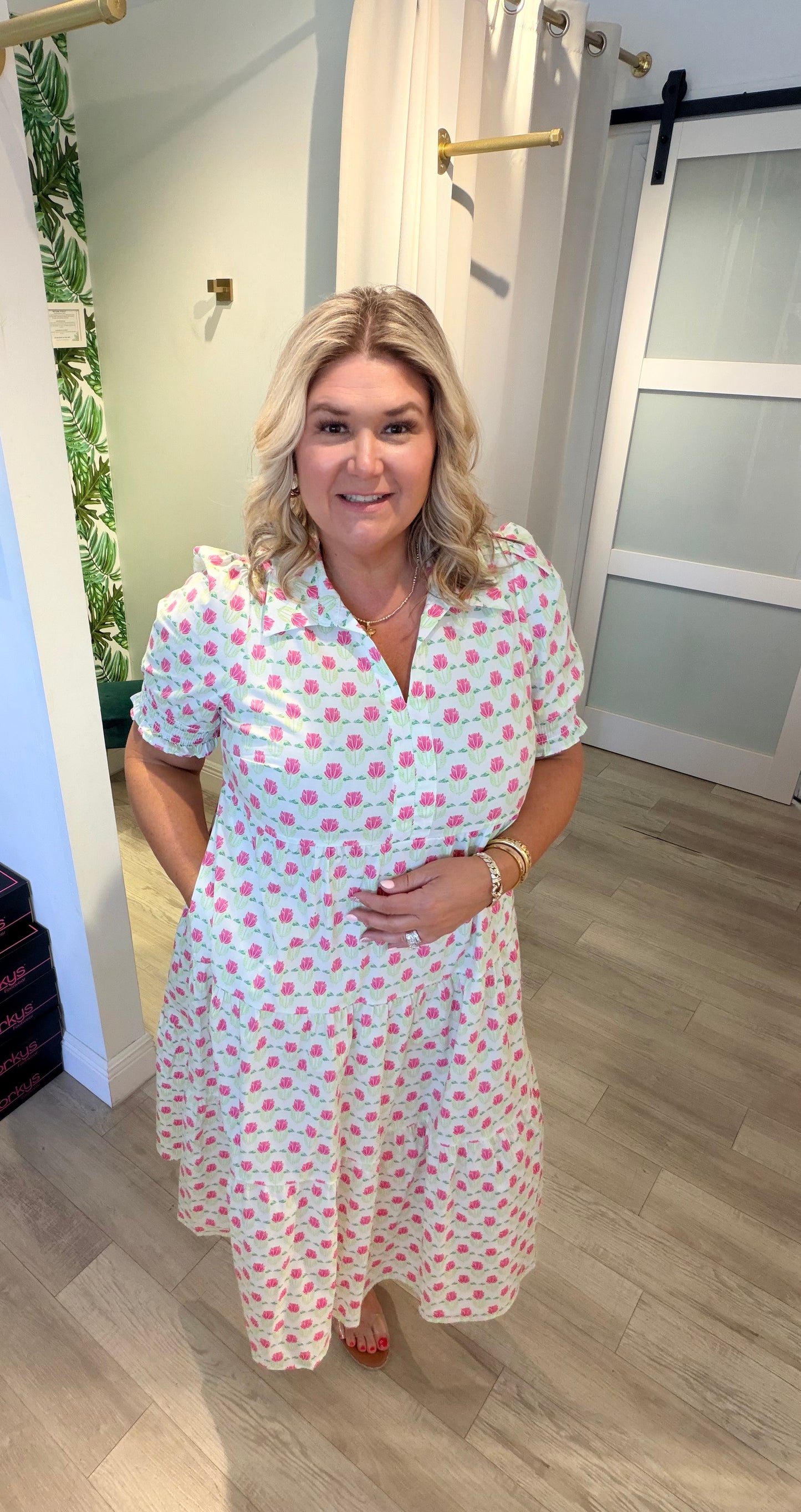 The Floral Fanfare Dress