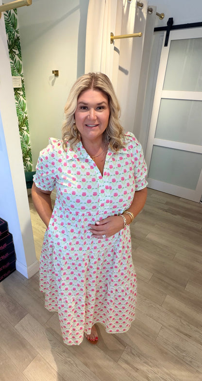 The Floral Fanfare Dress