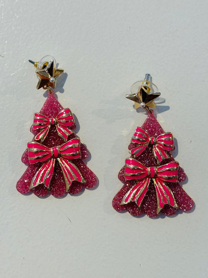 Bow Tree Earrings