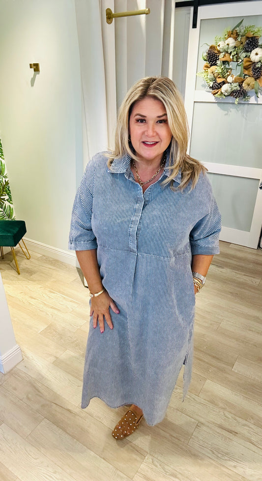Coastal Stripe Dress