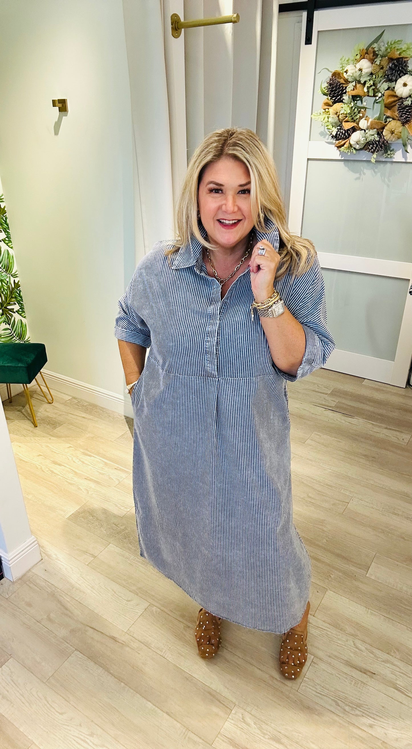 Coastal Stripe Dress