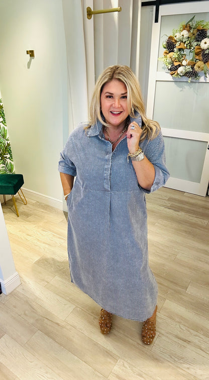 Coastal Stripe Dress