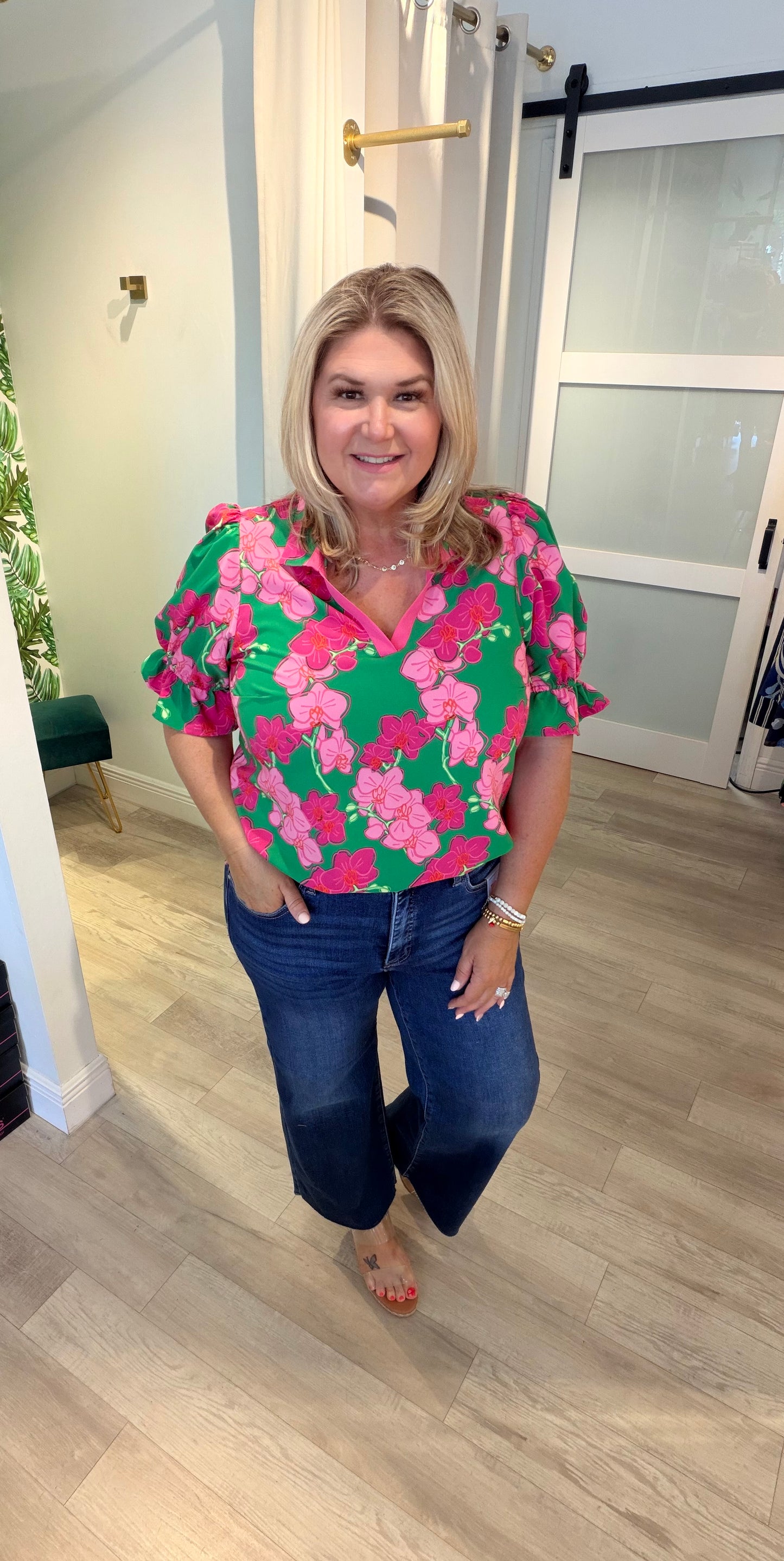 The Orchid Reverie Top