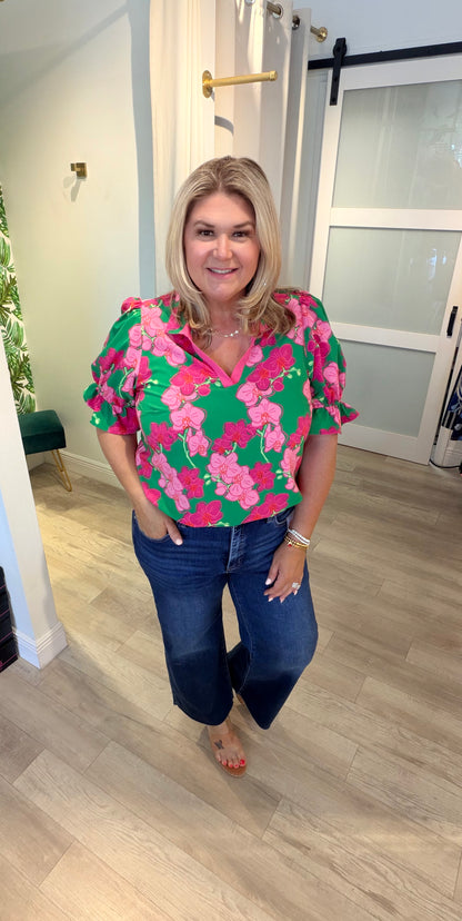 The Orchid Reverie Top