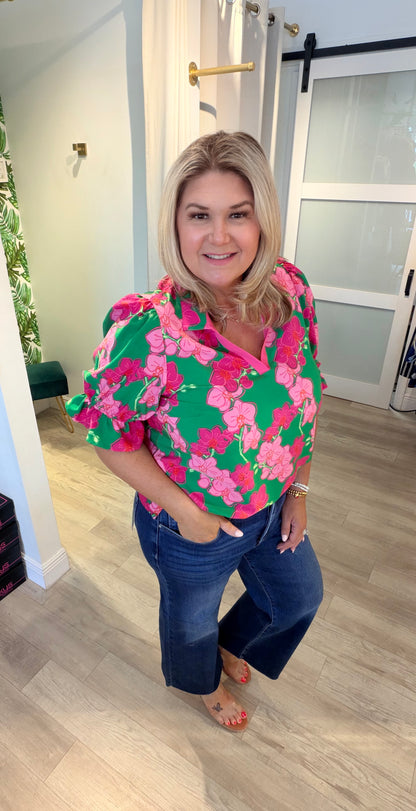 The Orchid Reverie Top