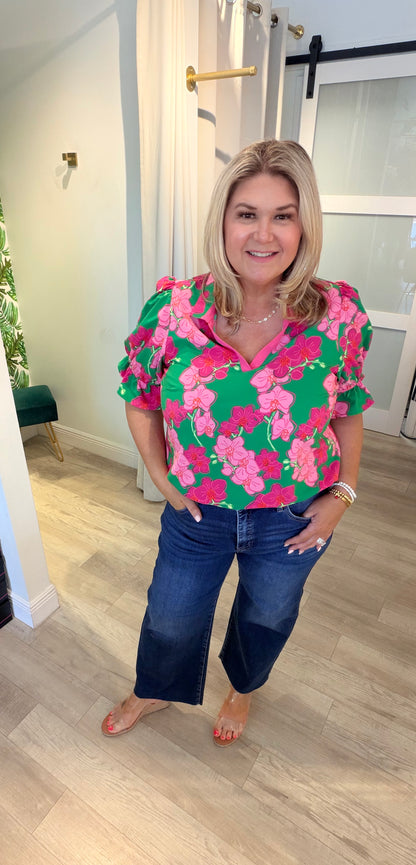 The Orchid Reverie Top