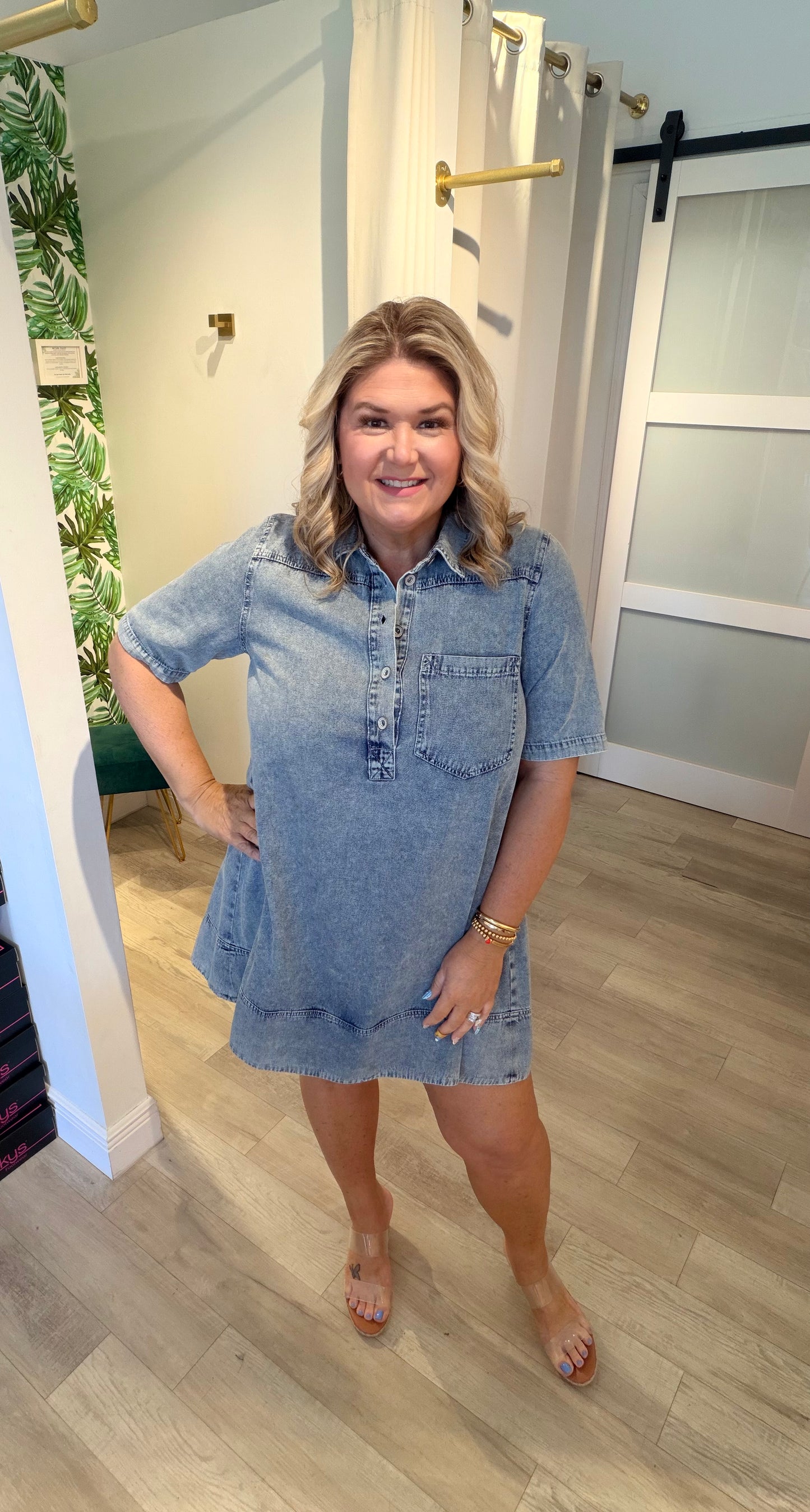 The Denim Delight Dress