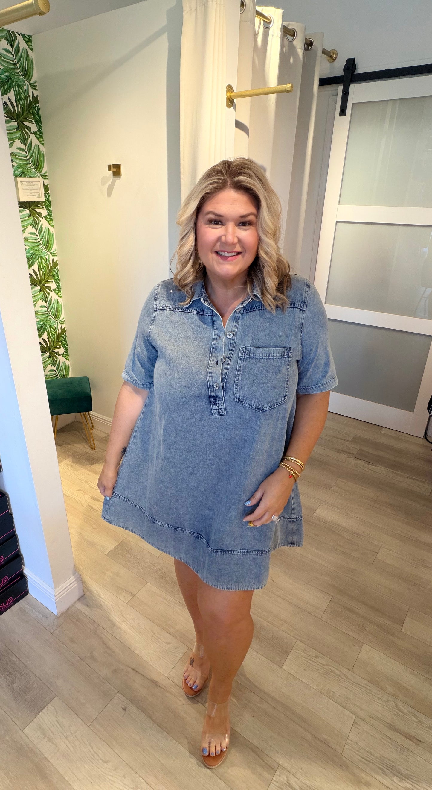The Denim Delight Dress