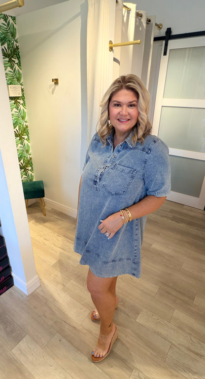 The Denim Delight Dress