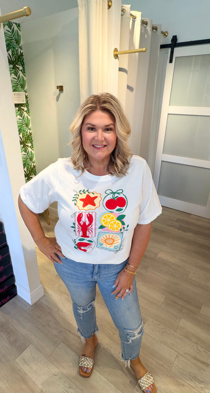 Seaside Market Tee