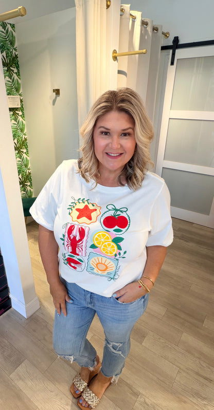 Seaside Market Tee