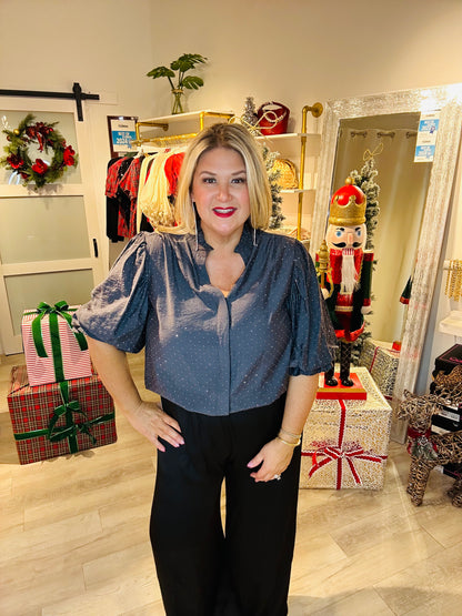 Twinkle & Tinsel Top