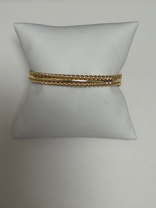 The Braided Bangle Bracelet
