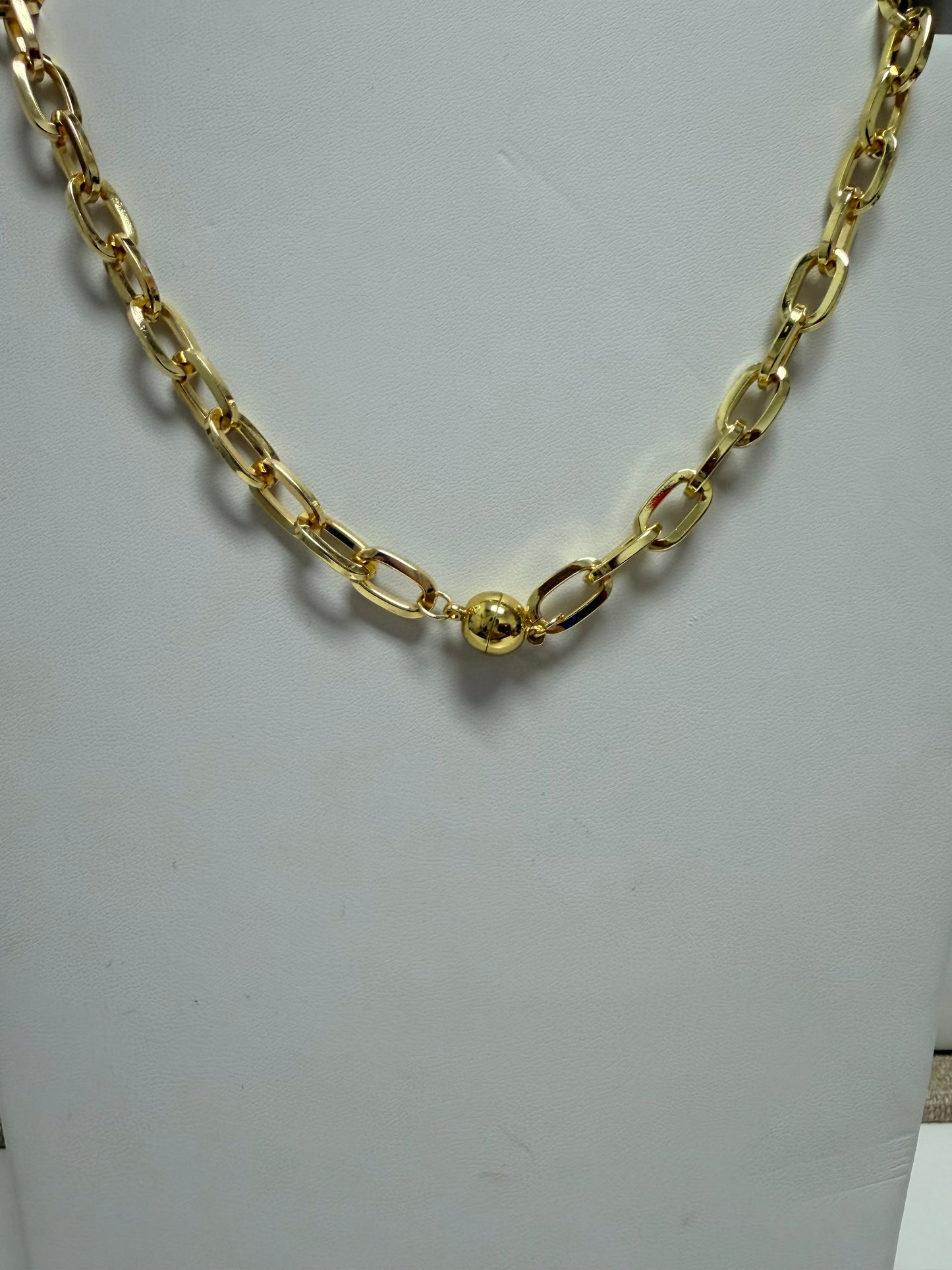 Lariat Link Chain Necklace