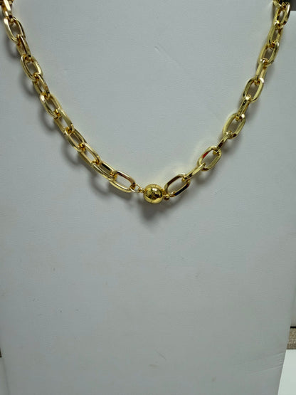 Lariat Link Chain Necklace