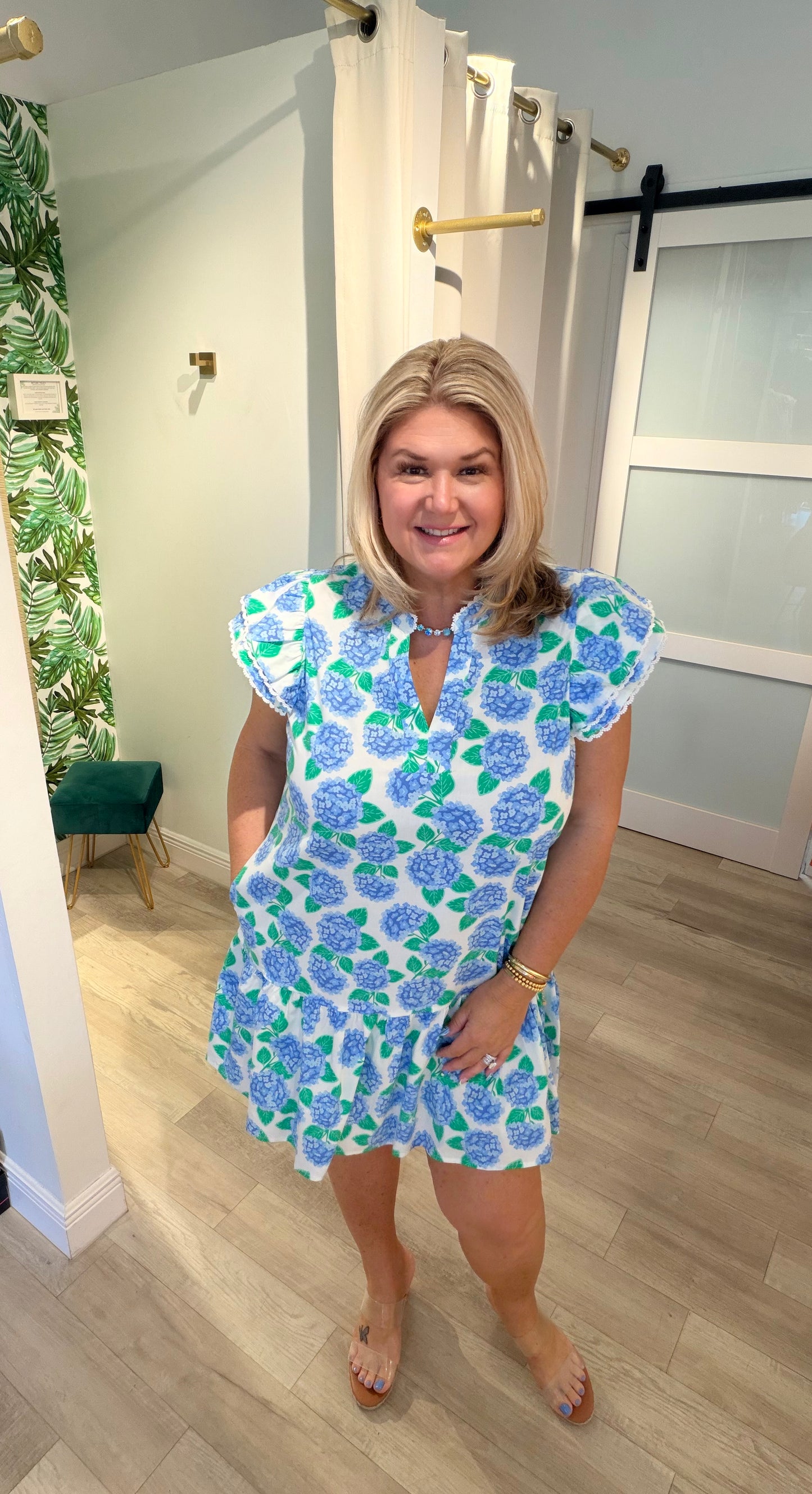 The Blue Hydrangea Dress