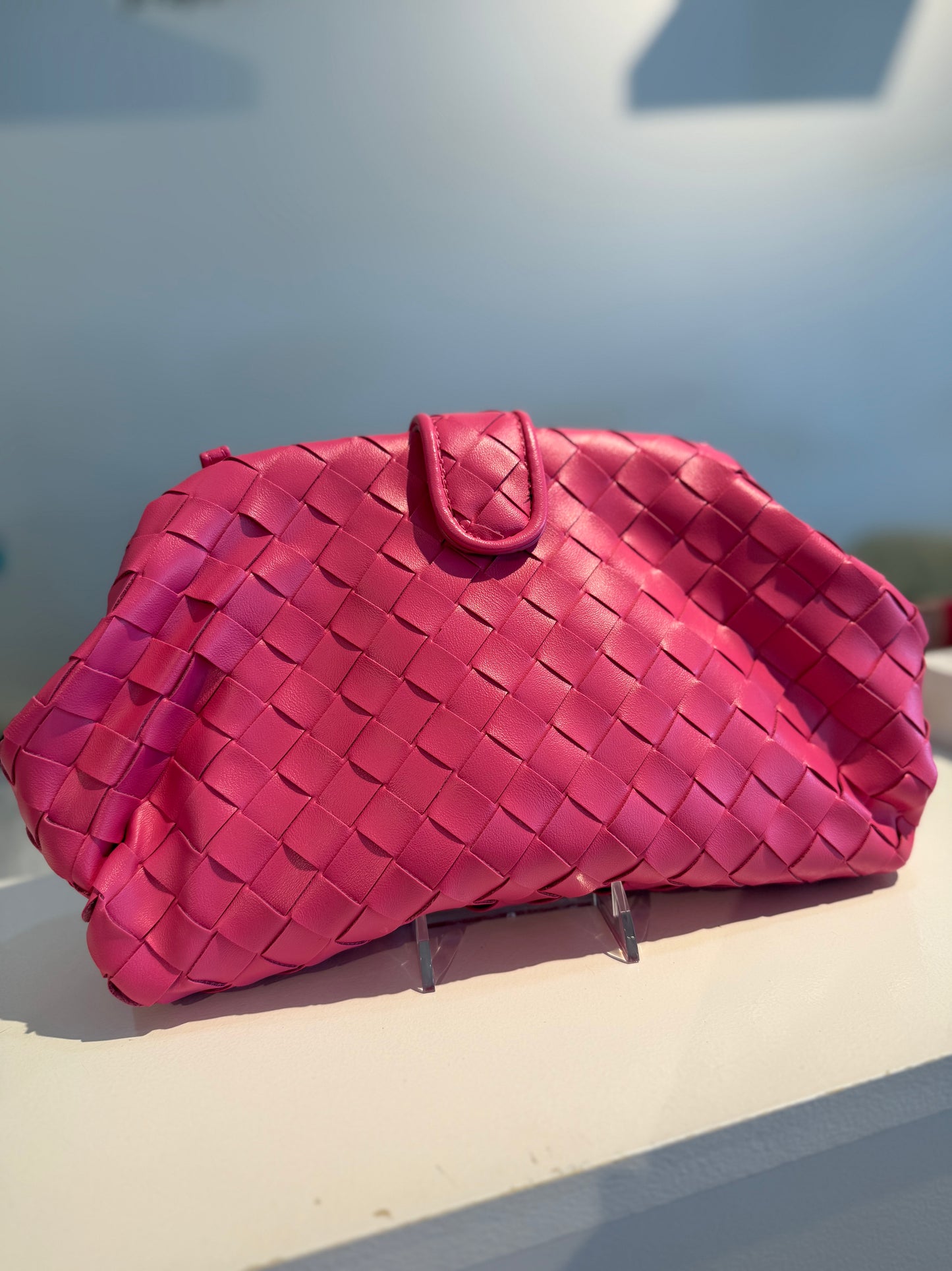 The Woven Clutch Bag