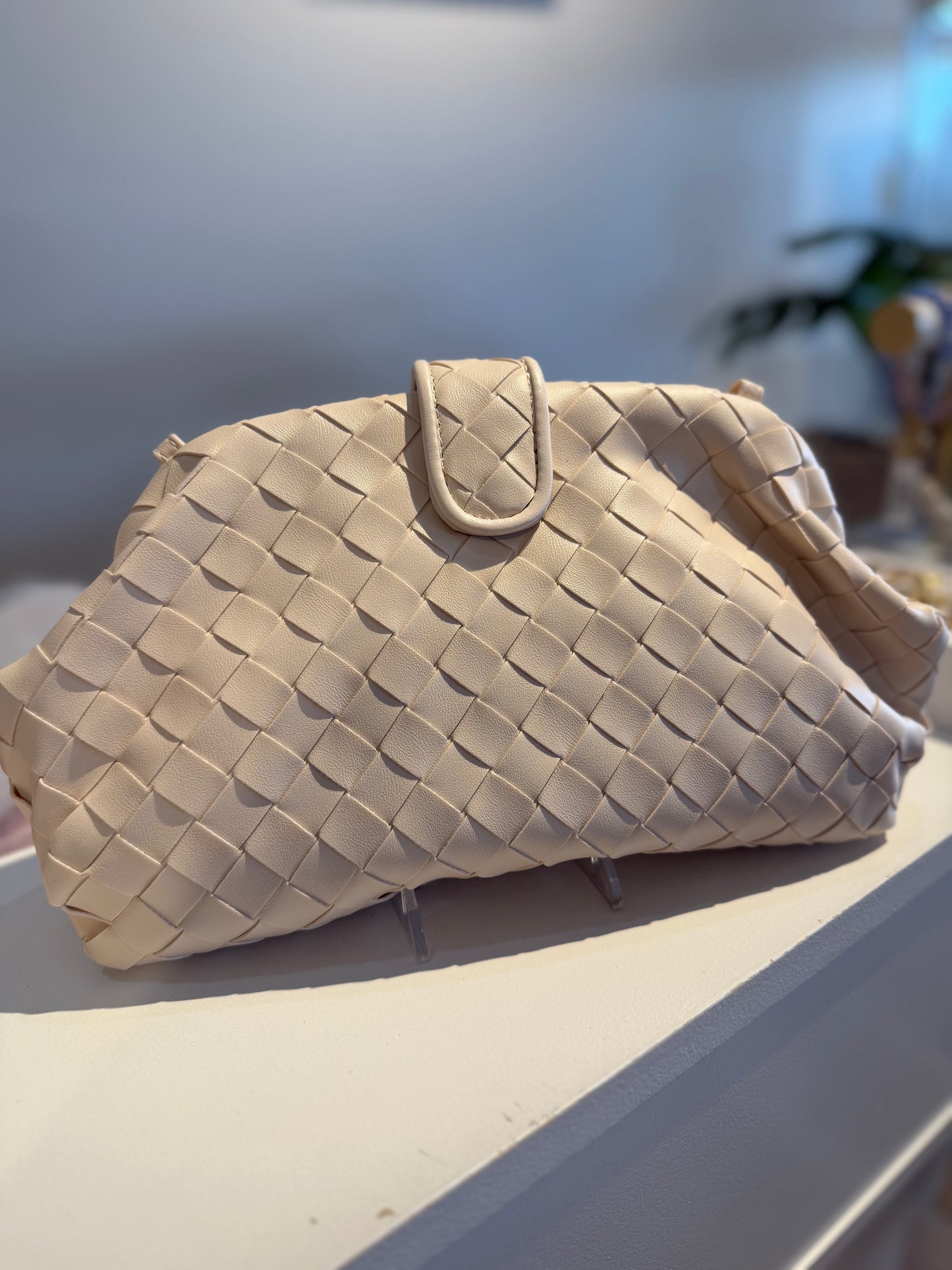 The Woven Clutch Bag