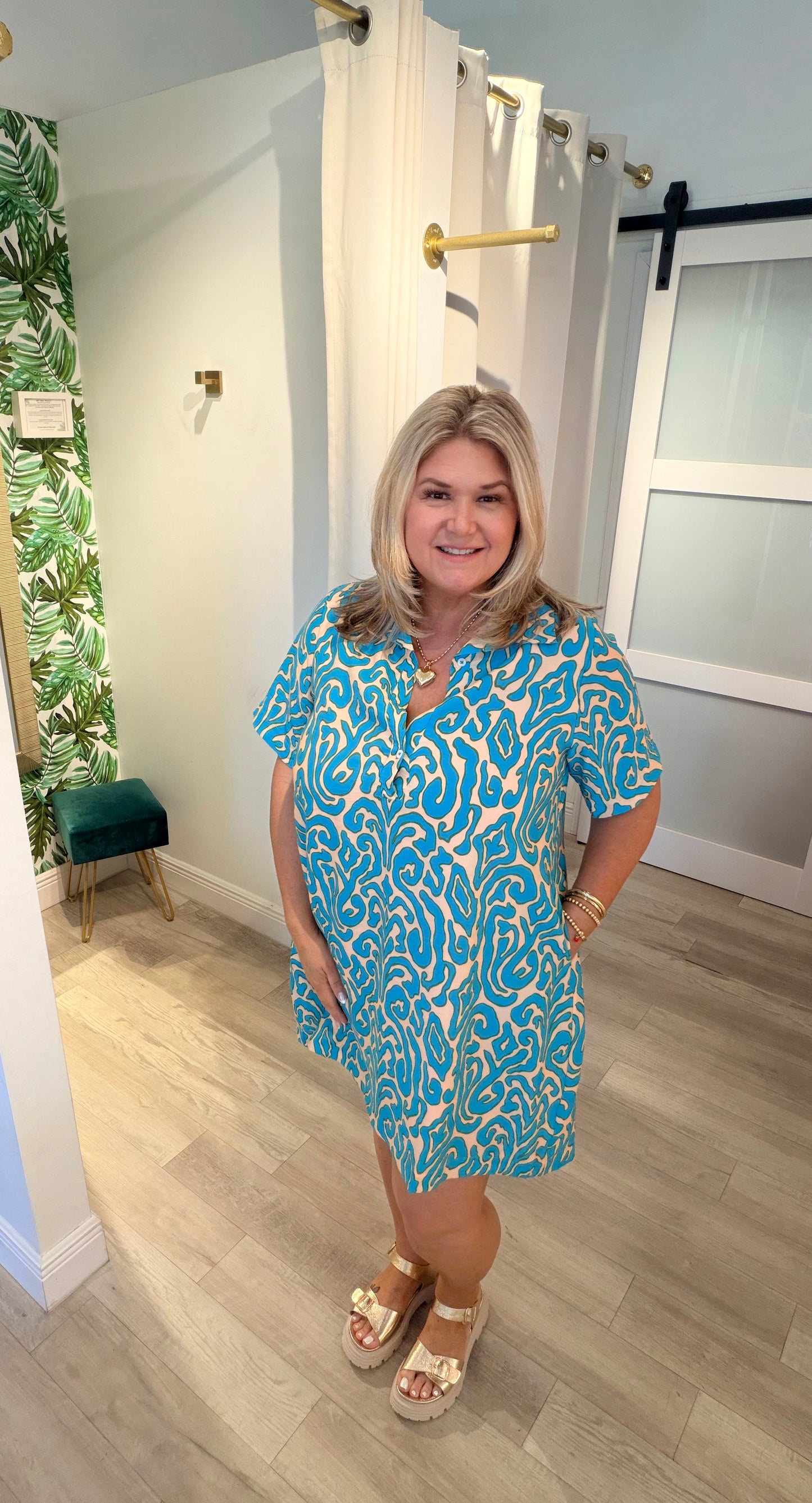The Turquoise Tides Dress