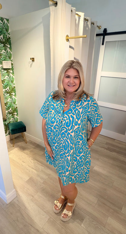 The Turquoise Tides Dress
