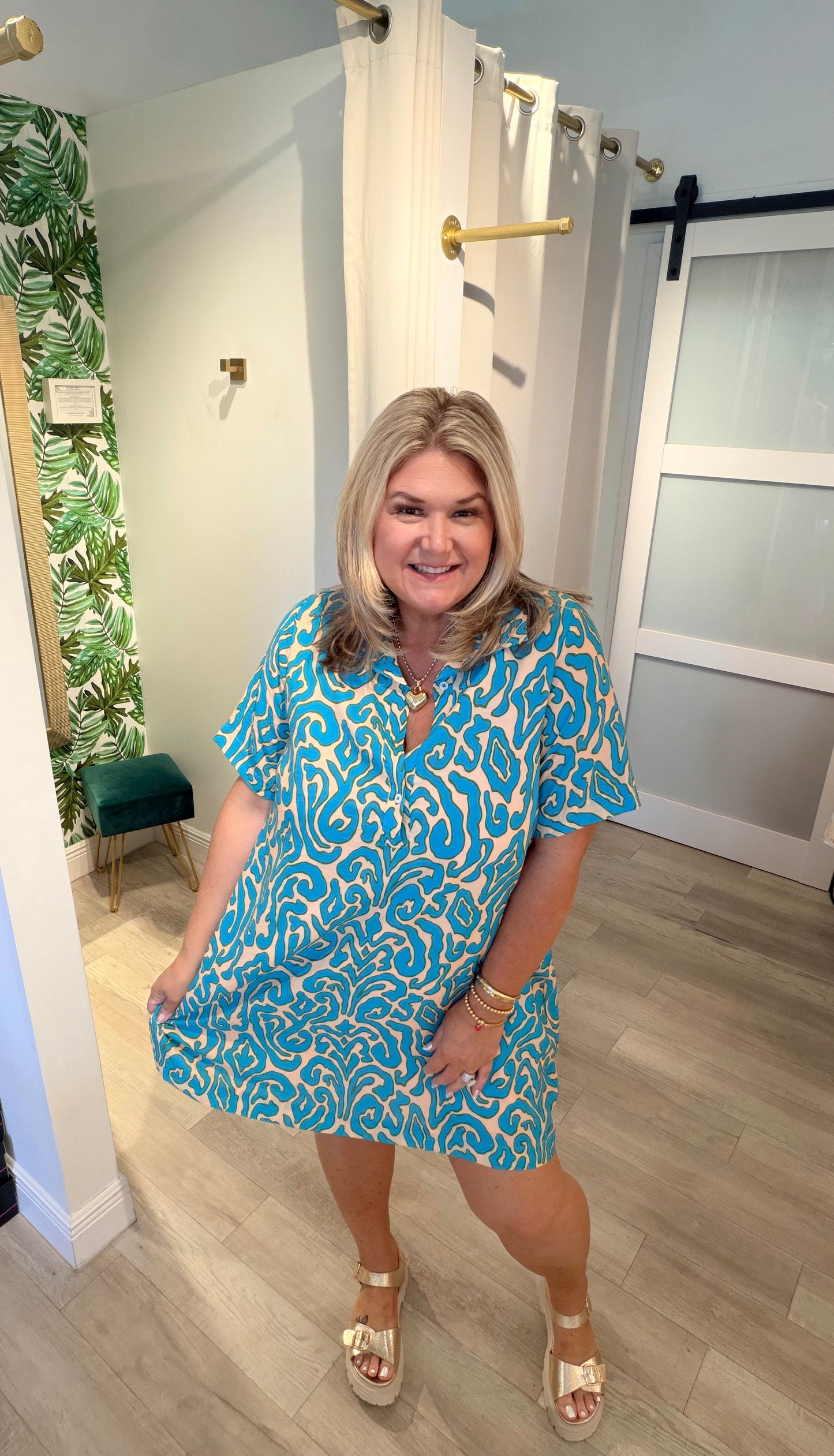 The Turquoise Tides Dress